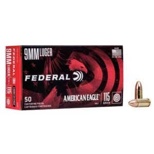 FEDERAL AMERICAN EAGLE 9MM LUGER BULLETS