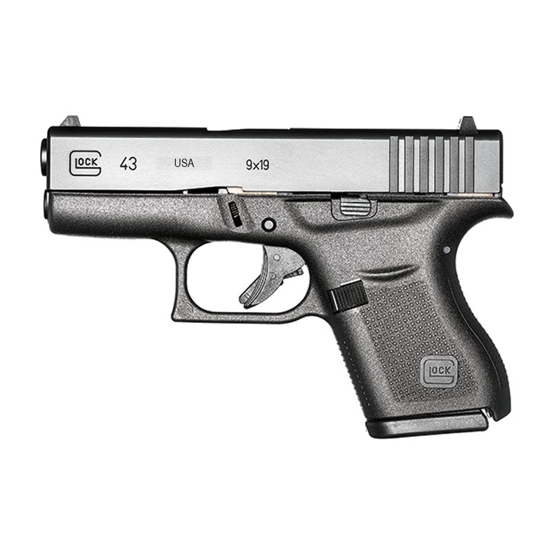 GLOCK 43 CUSTOM 9MM SEMI AUTOMATIC PISTOL